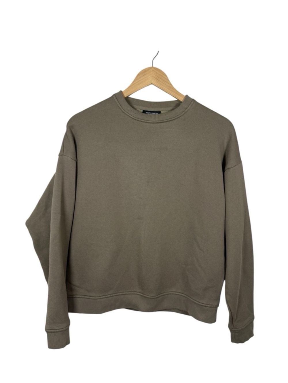 Cozy Earth Crewneck Sweatshirt Modal Blend Lounge Pullover Taupe L